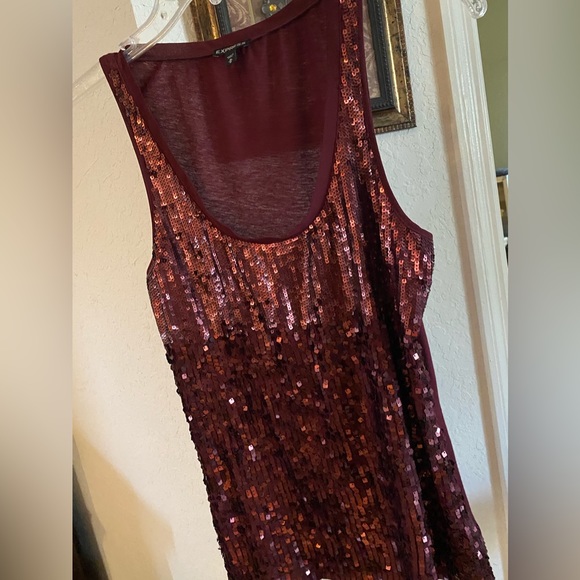 Ladies Size M Sequined Tank Top by Express - Picture 2 of 7